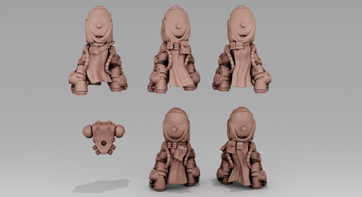 Back of 5 Knightly Gravity Gloomy Bodies 