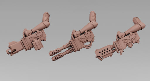 Battle Sister Mechsuit Weapons 