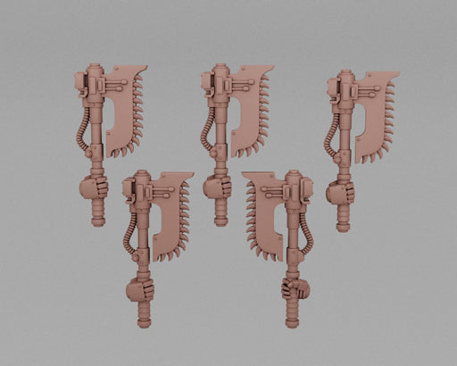 Antique Chain Axes [5] - Resin Munitorum