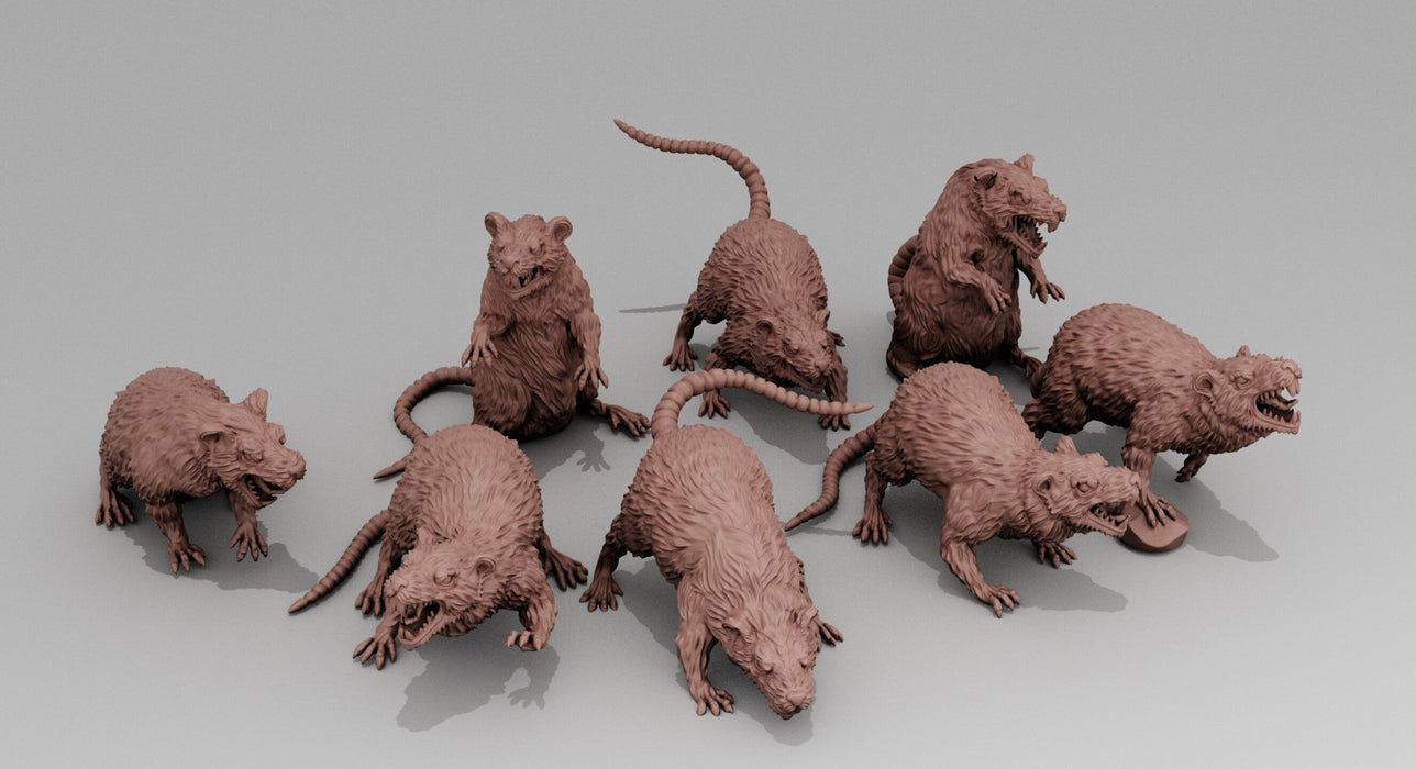 Dire Rats Rodents of Unusual Size - Resin Munitorum