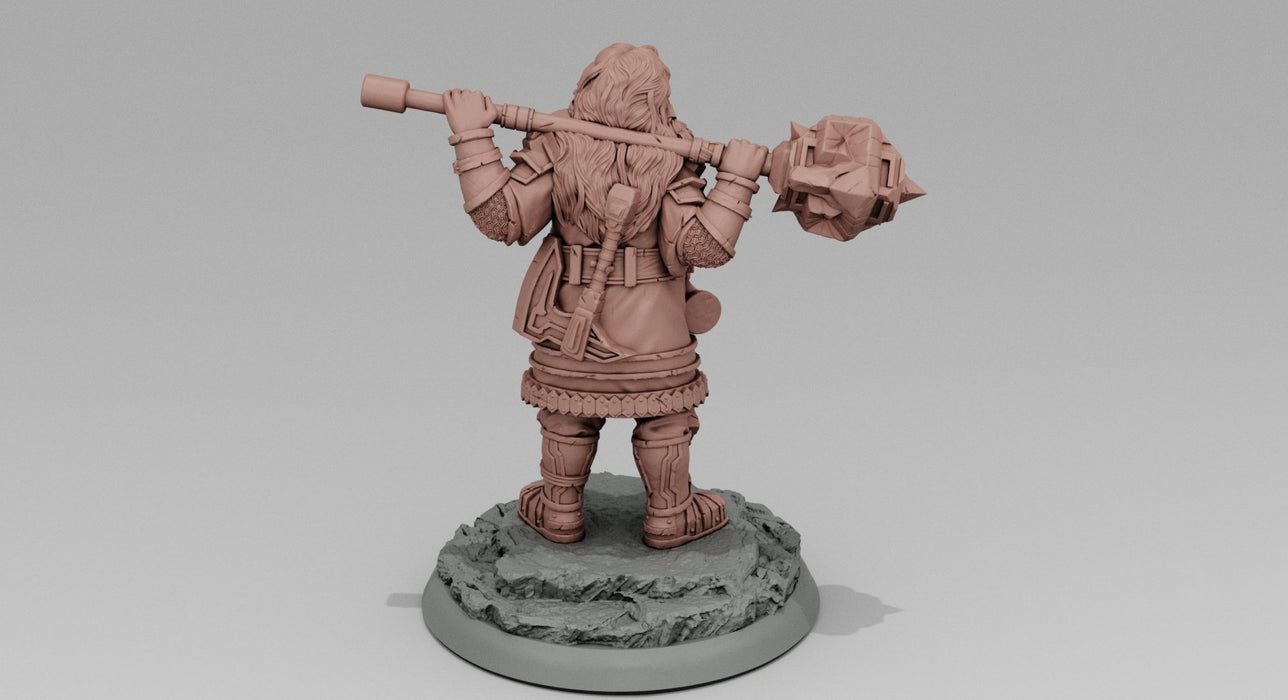 Dwarven Warrior [Female] - Resin Munitorum