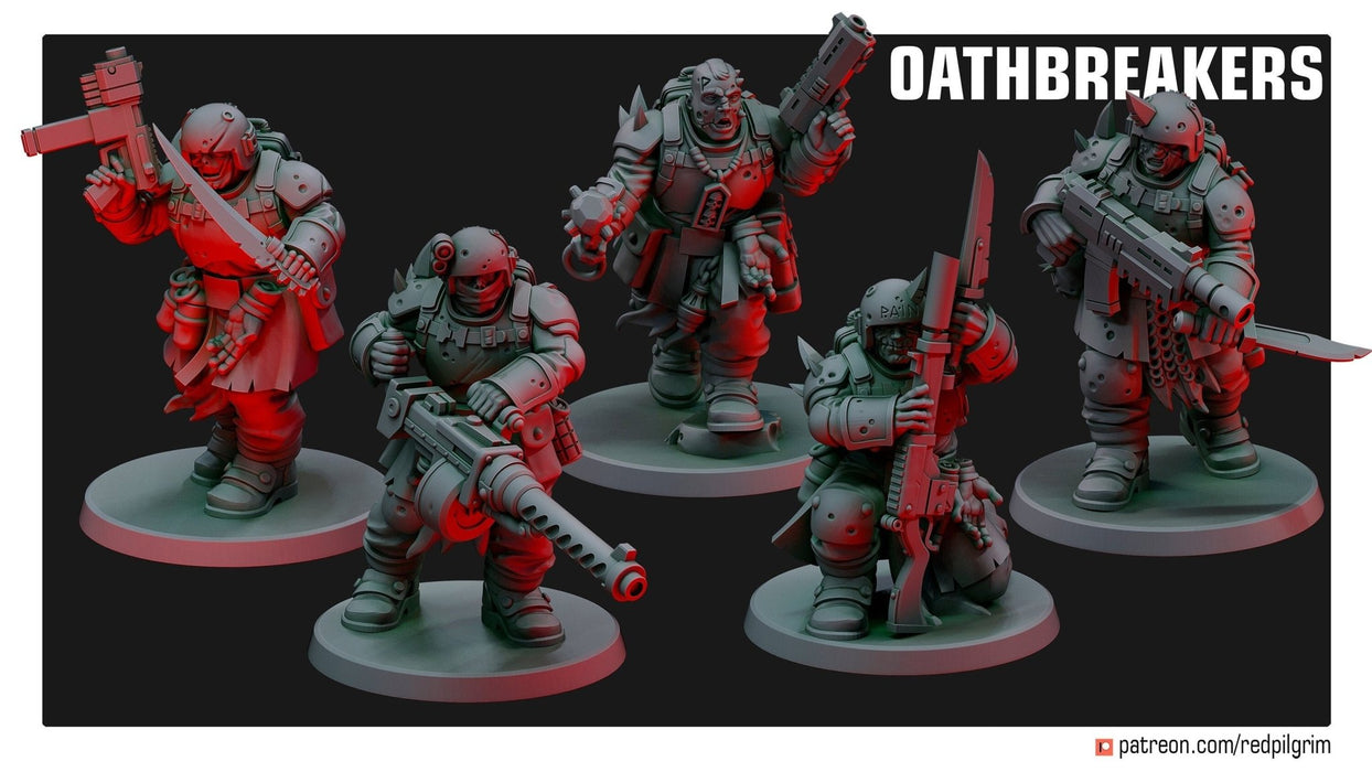 Oathbreakers Heretic Infantry - Resin Munitorum