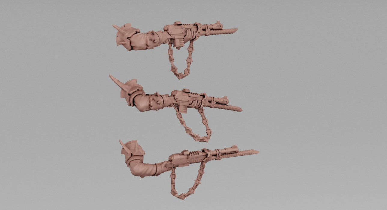 Renegade Death Division Trooper Weapons [10] - Resin Munitorum