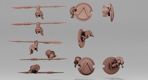 Spartan Guard Spear Kit - Resin Munitorum