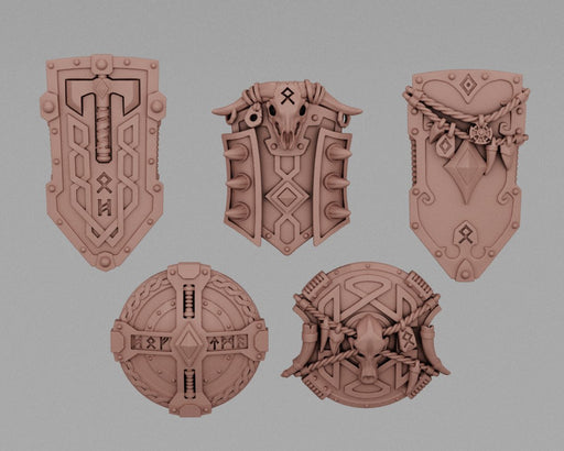 Viking Runic Shields [5] - Resin Munitorum